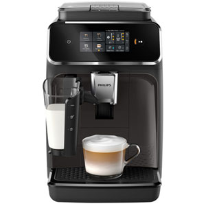 Philips 2300 Fully Automatic Espresso Machine with Milk Frother - Black