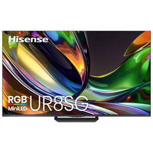 Hisense 55" UR8SG 4K UHD HDR Dolby Atmos RGB Mini-LED Android Smart TV (55UR8SG) - 2026 - Great for Movies & Gaming