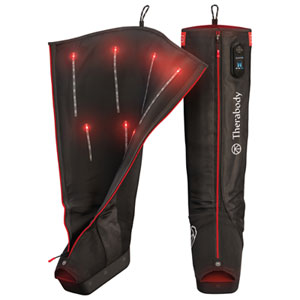 Therabody JetBoots Pro Plus Portable Wireless Compression Boots - Long - Black