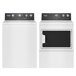 Maytag 4.0 Cu. Ft. High Efficiency Top Load Washer & 7.4 Cu. Ft. Electric Dryer - White