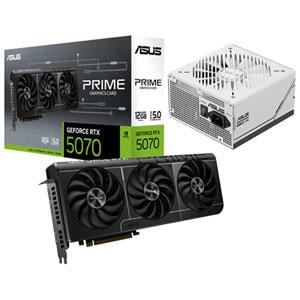 ASUS Prime GeForce RTX 5070 12GB GDDR7 Video Card with 850-Watt