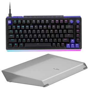 Logitech G G512 X 75 Backlit Mechanical DUAL SWAP TMR Analog 75% Gaming Keyboard w/Lightbar-Amplifying Palm Rest - En