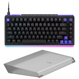 Logitech G G512 X 75 Backlit Mechanical DUAL SWAP TMR Analog 75% Gaming Keyboard w/Lightbar-Amplifying Palm Rest - En