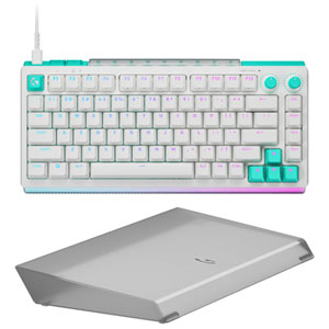Logitech G G512 X 75 Backlit Mechanical DUAL SWAP TMR Analog 75% Gaming Keyboard w/Lightbar-Amplifying Palm Rest - En