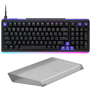 Logitech G G512 X 98 Backlit Mechanical DUAL SWAP TMR Analog FS Gaming Keyboard w/Lightbar-Amplifying Palm Rest - En