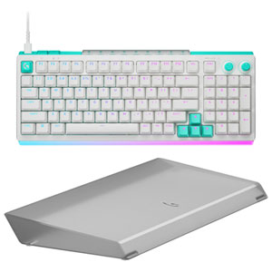 Logitech G G512 X 98 Backlit Mechanical DUAL SWAP TMR Analog FS Gaming Keyboard w/Lightbar-Amplifying Palm Rest - En