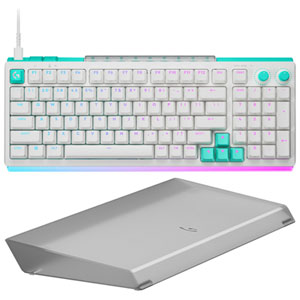 Logitech G G512 X 98 Backlit Mechanical DUAL SWAP TMR Analog FS Gaming Keyboard w/Lightbar-Amplifying Palm Rest - En