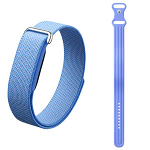 Google Fitbit Air Traqueur de fitness sans écran avec moniteur de fréquence cardiaque & Air Bande active (petite) - Lavande
