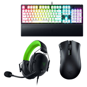 Razer BlackWidow V3 Special Edition Green Mechanical Switches Full-Size Gaming Keyboard with Headset & Mouse