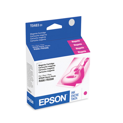 Image of Epson Stylus R300/RX500 Magenta Ink (T048320-S)