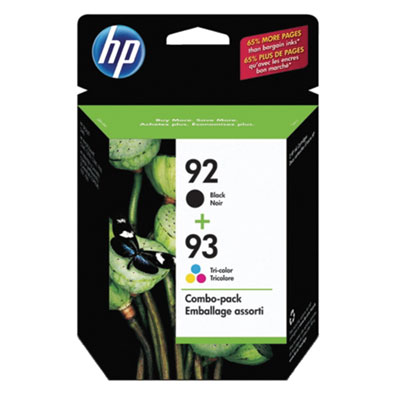 Image of HP 92/93 Black/Tri-Colour Ink - 2 Pack