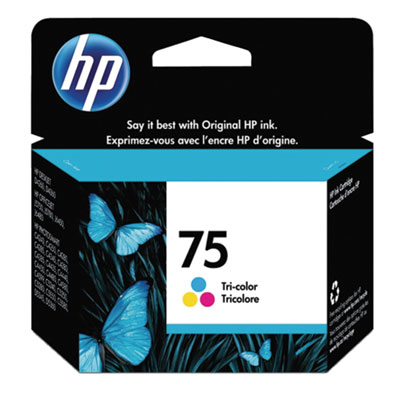 Image of HP 75 Tri-Colour Ink (CB337WC140)