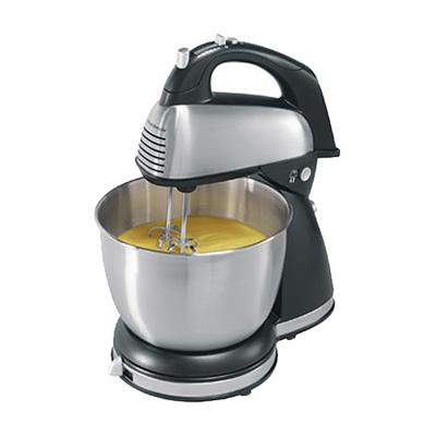 Image of Hamilton Beach 6 Speed Classic Hand-Stand Mixer (64650) - Stainless Steel