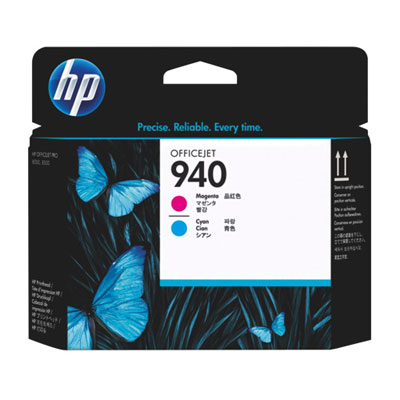Image of HP 940 Magenta/Cyan Printhead (C4900A)