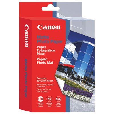 Image of Canon 4   x 6   Matte Photo Paper (MP-101) - 120 Sheets