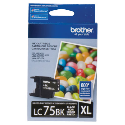 Brother Black XL Ink (LC75BKS) My daughter used it for all her projects and assignments while in grad school, that required lots of printing of her assignments