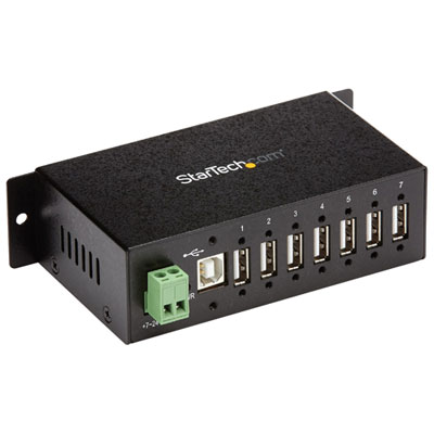Image of StarTech 7-Port Rugged Industrial USB Hub (ST7200USBM)