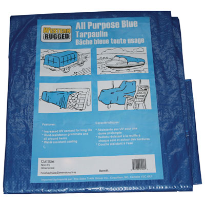 Western Rugged Tarp 20 x 40 ft. - Blue