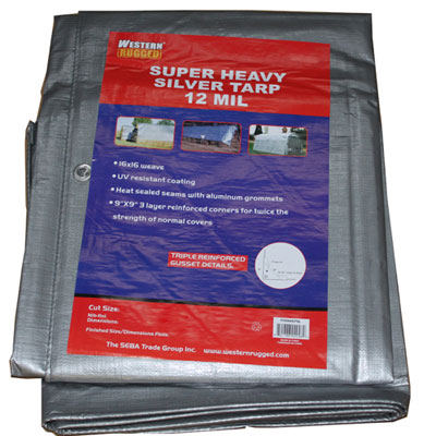 Western Rugged Tarp 12 x 16 ft. - Silver