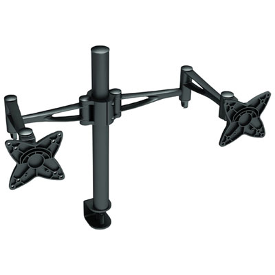 TygerClaw 10" - 23" Full Motion Flat-Panel Monitor Desk Dual-Arm Mount Works the best for two identical monitors