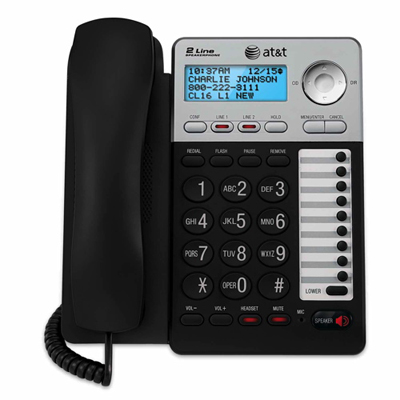 Image of AT&T 2-Line Corded Phone (ML17929)