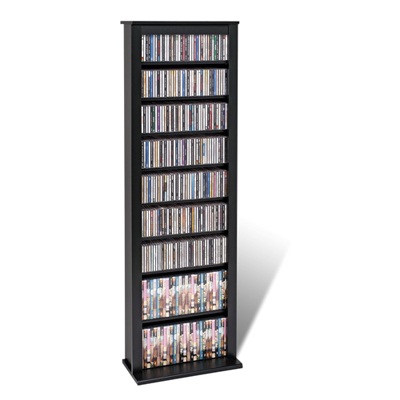 Image of 63.7   7-Shelf Barrister Bookcase - Black