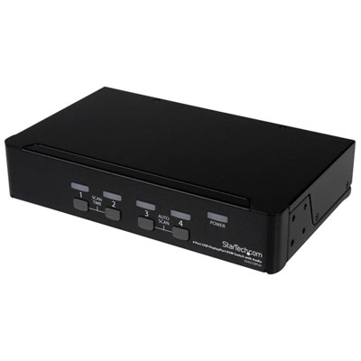 Startech 4-Port USB DisplayPort KVM Switch (SV431DPUA) 