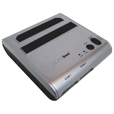 Image of Retro-Bit NES/SNES Game Console - Silver