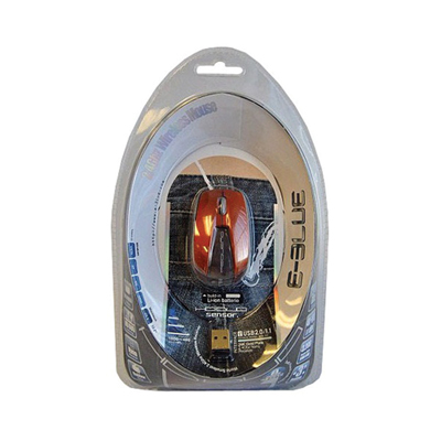 Image of E-blue USB Wireless Mouse (EMS071F) - Orange