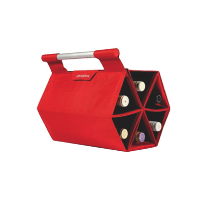 Image of Zebag 6-Bottle Wine Bag (1201.100.06) - Red