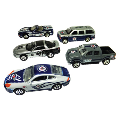 Image of Winnipeg Jets NHL Die-Cast Scaled Replica Car Fleet Gift Set - 5 Pack
