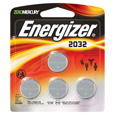 Energizer 240 mAh Watch /Specialty Lithium Battery 4-Pack (2032BP-4) They&#39;re Batteries