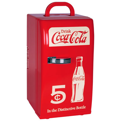 Image of Koolatron Coca-Cola Retro Compact Bar Fridge (CCR12)