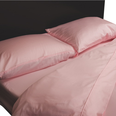 Image of Maholi Maxwell Collection 230 Thread Count Egyptian Cotton Duvet Cover Set - Queen - Pink