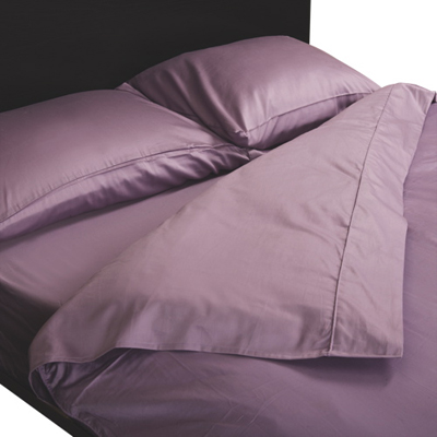 Image of Maholi Maxwell Collection 230 Thread Count Egyptian Cotton Duvet Cover Set - Queen - Purple