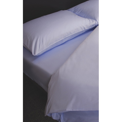 Image of Maholi Maxwell Collection 230 Thread Count Egyptian Cotton Duvet Cover Set - Single/Twin - Blue