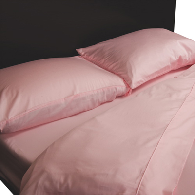 Image of Maholi Maxwell Collection 230 Thread Count Egyptian Cotton Duvet Cover Set - Double/Full - Pink