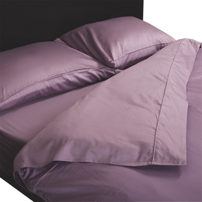 Image of Maholi Maxwell Collection 230 Thread Count Egyptian Cotton Sheet Set - Double/Full - Purple