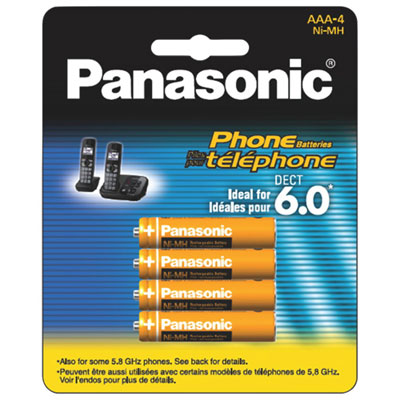 Panasonic DECT 6.0 Phone Replacement Battery (HHR4DPA4B) Panasonic phone batteries