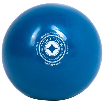 Image of STOTT PILATES Toning Ball - 2 lb - Blue