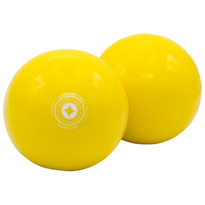 Image of STOTT PILATES 2lb Toning Balls 2-Pack (ST-06053) - Lemon