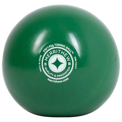 Image of STOTT PILATES Toning Ball - 3 lb - Green