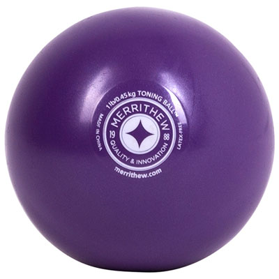 Image of STOTT PILATES Toning Ball - 1 lb - Purple