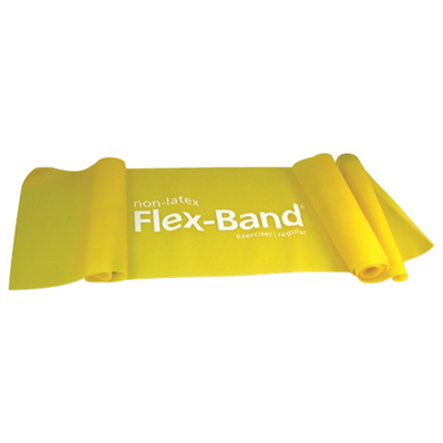 Image of STOTT PILATES Non-Latex Regular Flex-Band Exerciser (Regular strength) - Lemon
