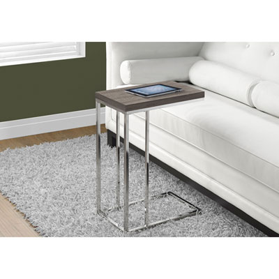 Table D'appoint Rectangulaire - Taupe Foncé