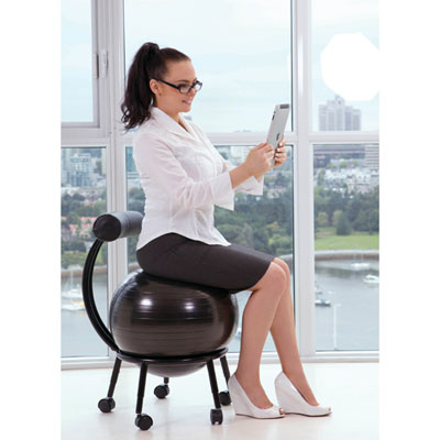 Image of PurAthletics Ball Chair (WTE10441) - Black