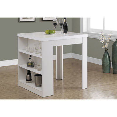 Image of Traditional Rectangular Dining Table - White