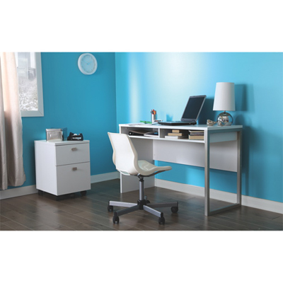 Image of Interface Contemporary Writing Desk - Pure White