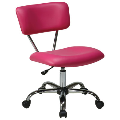 Avenue Six Vista Vinyl Office Chair - Pink