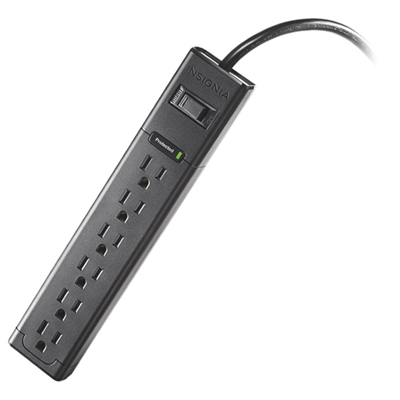 Image of Insignia 6-Outlet Surge Protector - Only at Best Buy